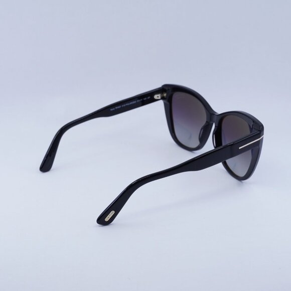 Tom Ford Nora FT0937 01D Sunglasses Black Cat Eye Frame, Smoke Polarized Lenses main image 4
